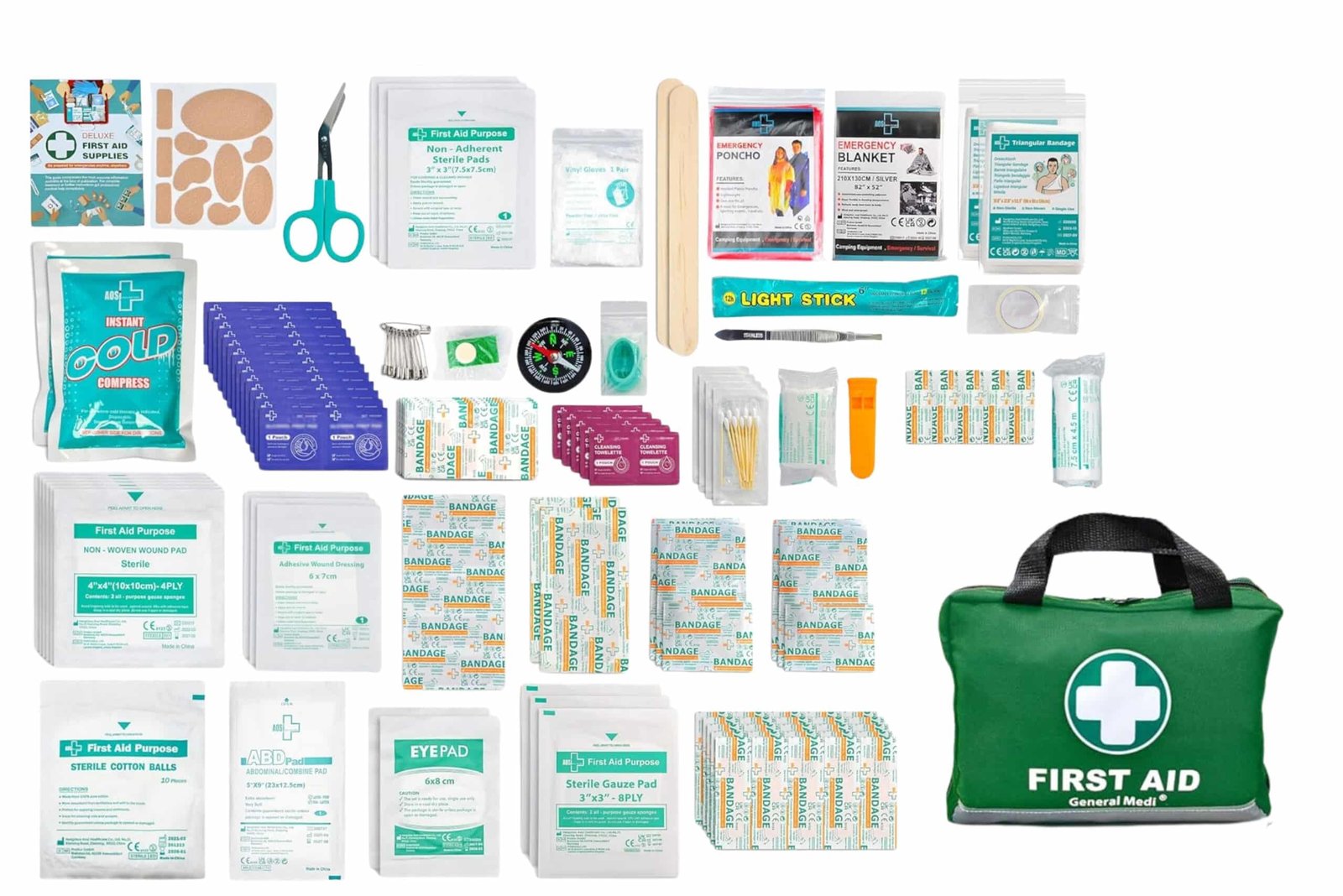 General Medi 210 Piece First Aid Kit