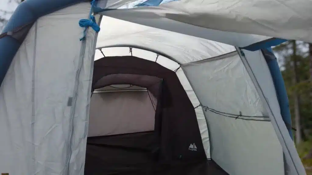 The Eurohike Genus 400 L Sleeping area