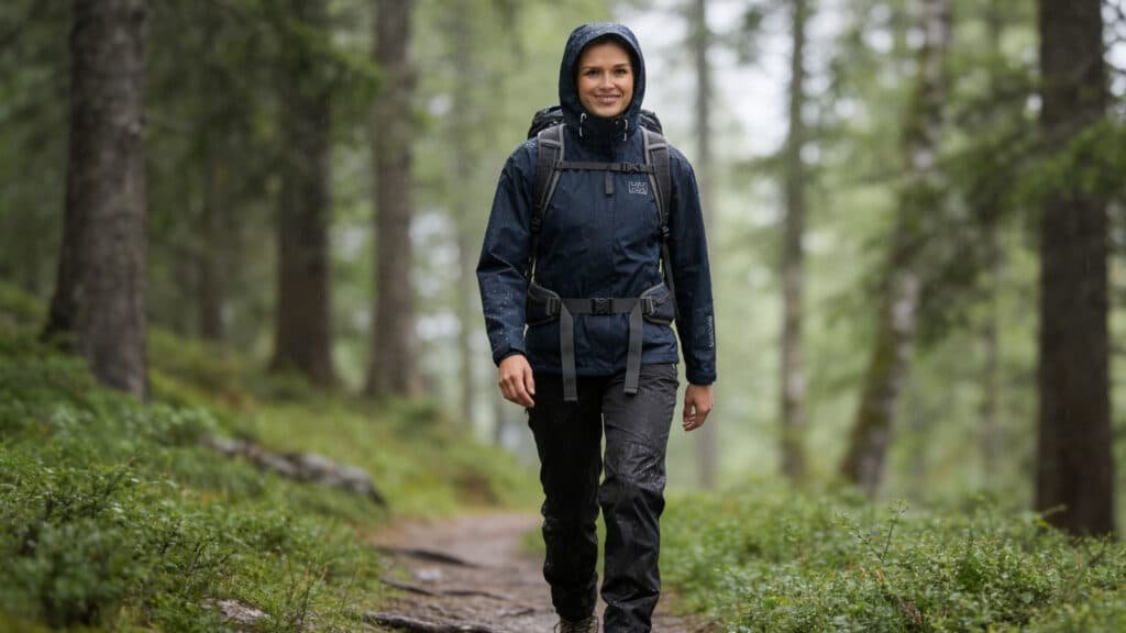 Women Wearing HH Hiking Jacket