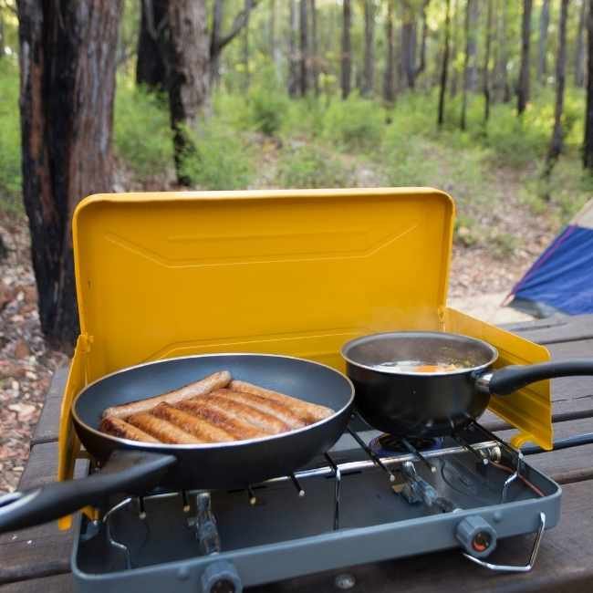 Camping cooking
