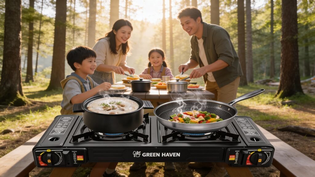 Green Haven Portable Camping Double Stove Review