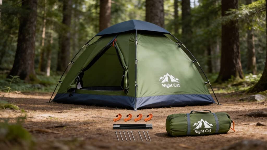 Night Cat Camping Tent 1-2 Person