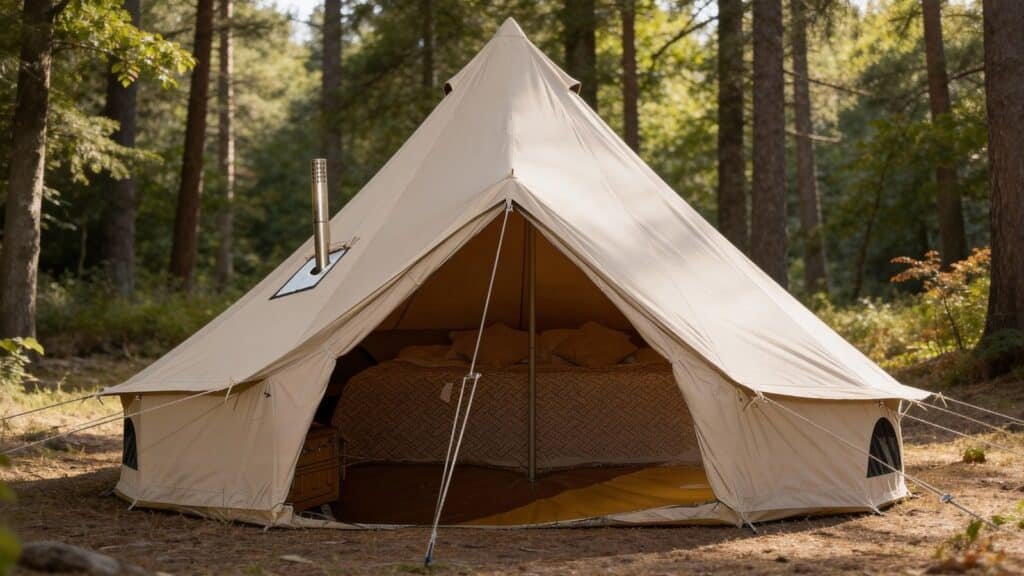 glamcamp Bell Tent 100% Cotton