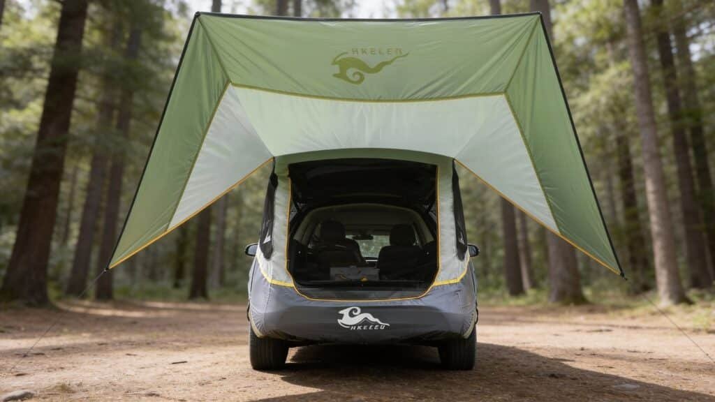 SUV Tailgate Tent Three Sides