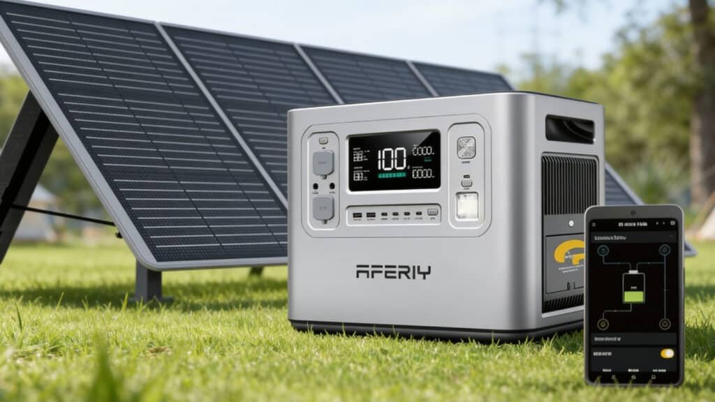 AFERIY 2400W with Solar Panel