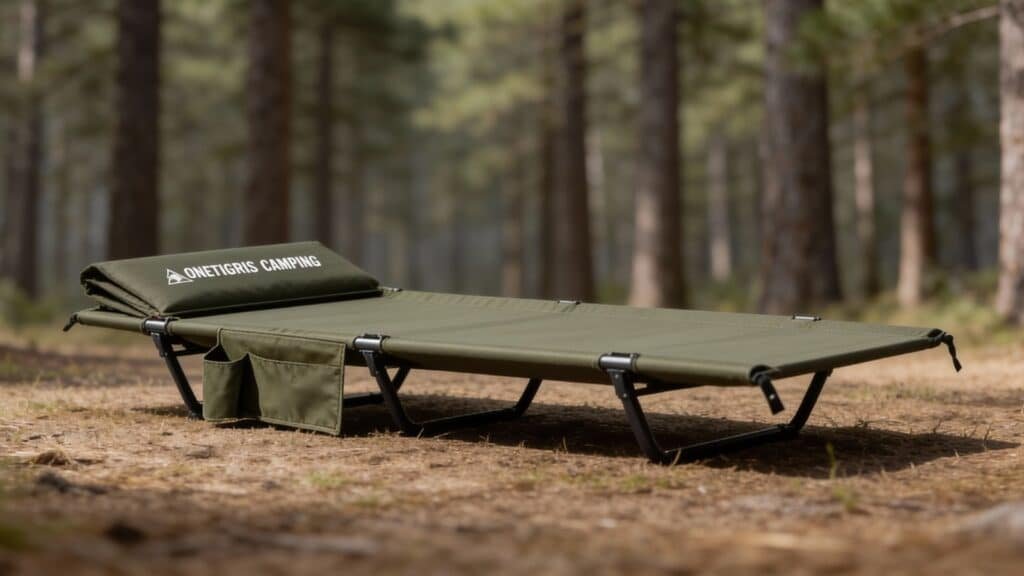 REDCAMP XXL Oversized Camp Bed for Adults 500lbs with Cushion