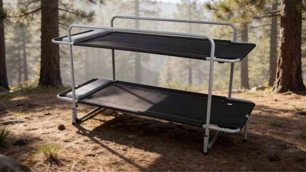 Kampa Bunkie Camp Bunk Bed Ideal for Camping, Motorhomes, Awnings