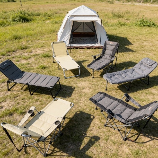 Camp loungers