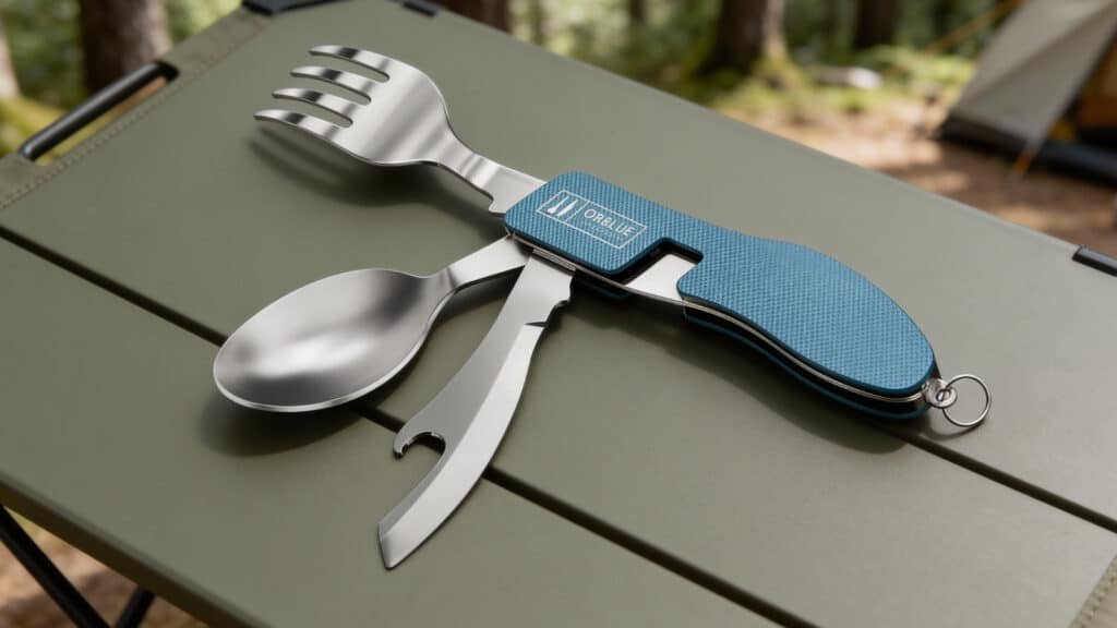 ORBLUE 4-in-1 Camping Cutlery Set 2-Pack