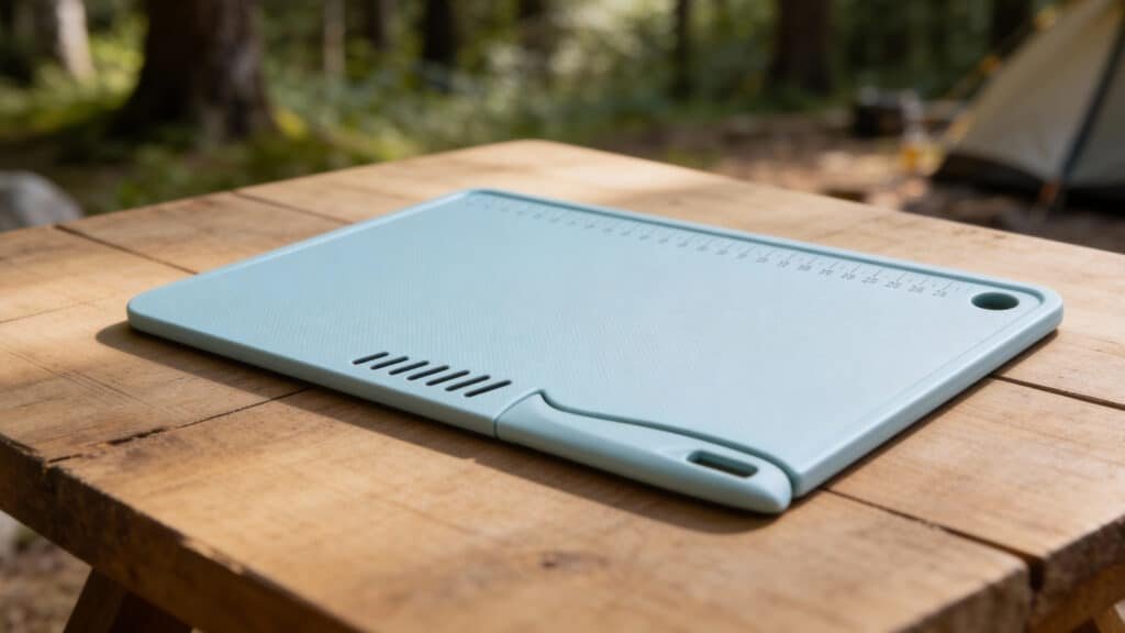 Plastic Chopping Board with Juice Grooves