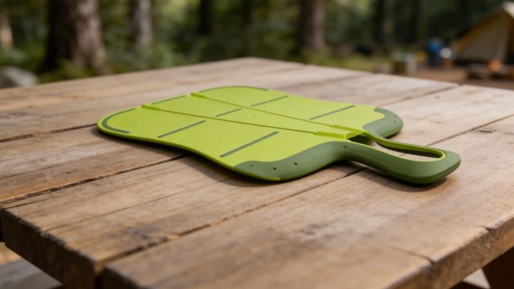 Folding Plastic Chopping Board Nordic Grey Blue