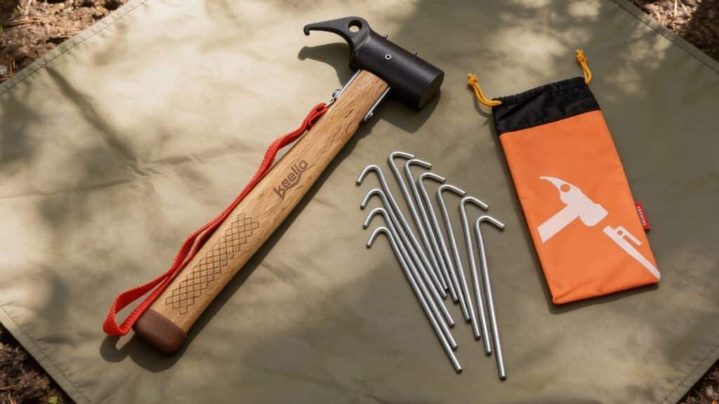 Keello Camping Hammer Steel Mallet