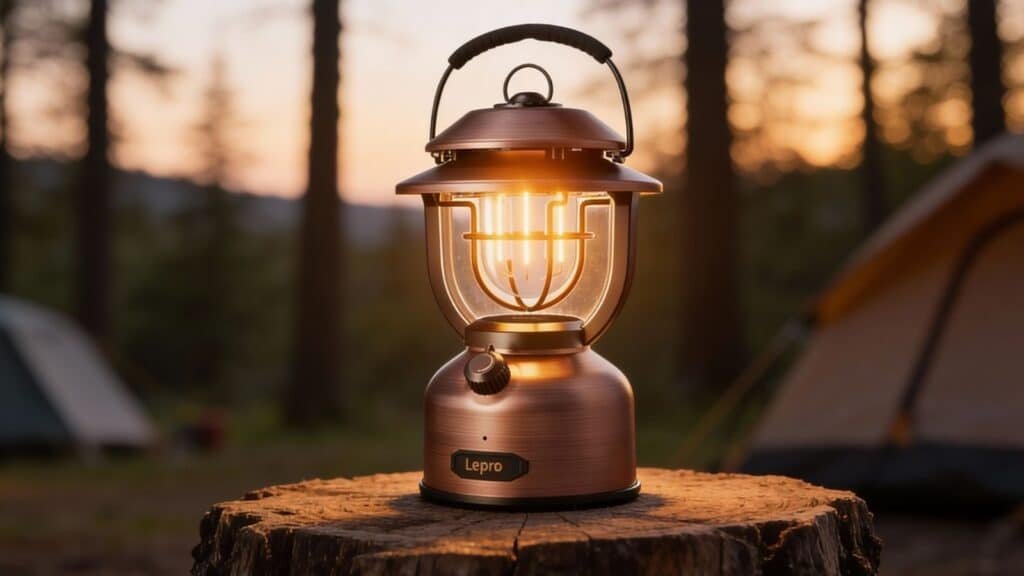 Lepro Retro Camping Lantern Rechargeable