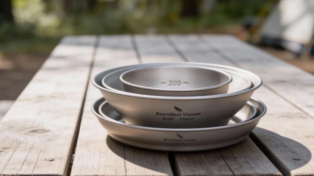 iBasingo Titanium Bowls Plates