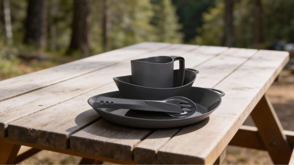 Lifeventure Ellipse 4-Piece Tableware Set