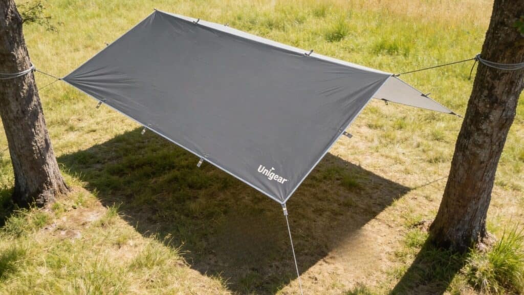 Unigear Tarp Rain Fly Tarp Waterproof Tent Cover Hiking Shelter