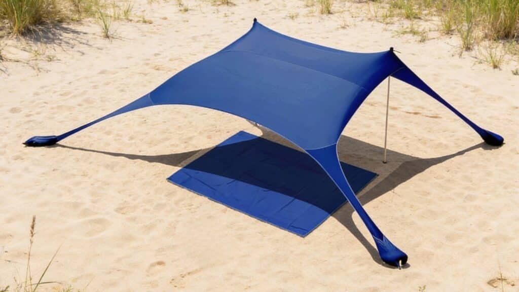 7×7 FT Beach Tent Sun Shelter UPF50
