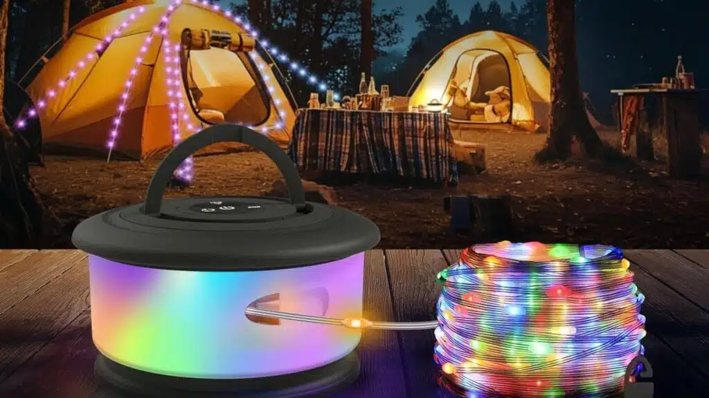3 in 1 Upgraded Retractable RGB String Lights
