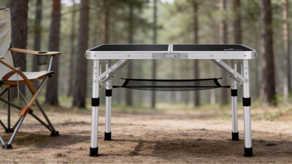 Sportneer Folding Camping Table Adjustable Height