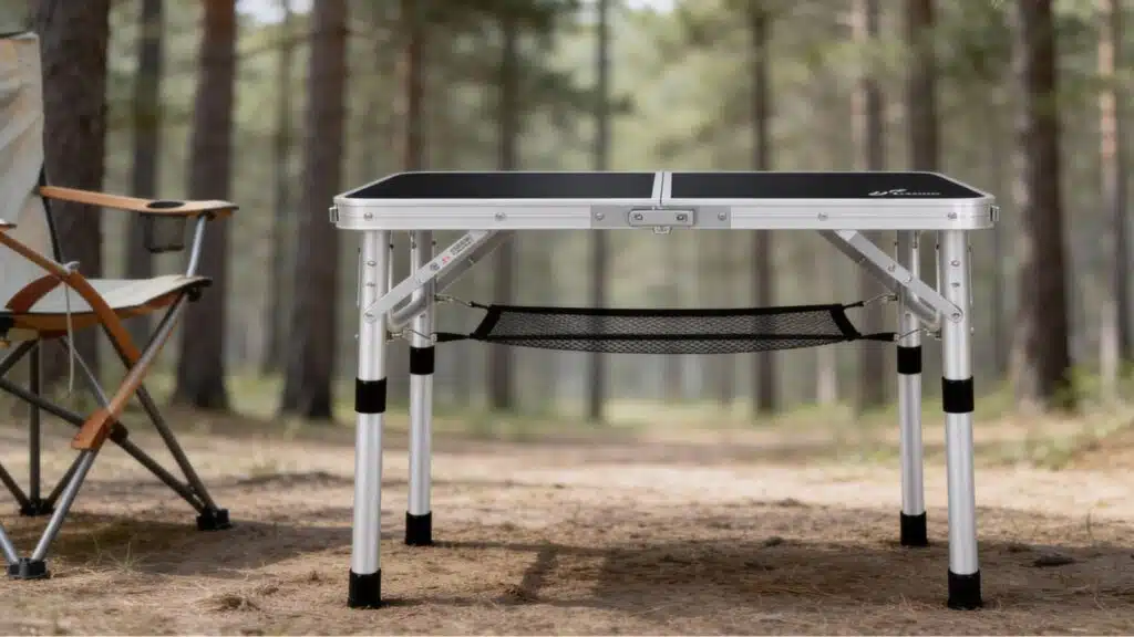 Sportneer Folding Camping Table Adjustable Height