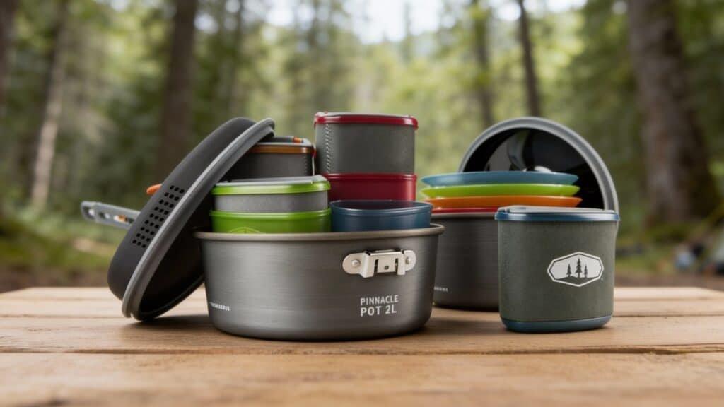 GSI Outdoors Pinnacle Camper Cookset - best cookware sets for camping