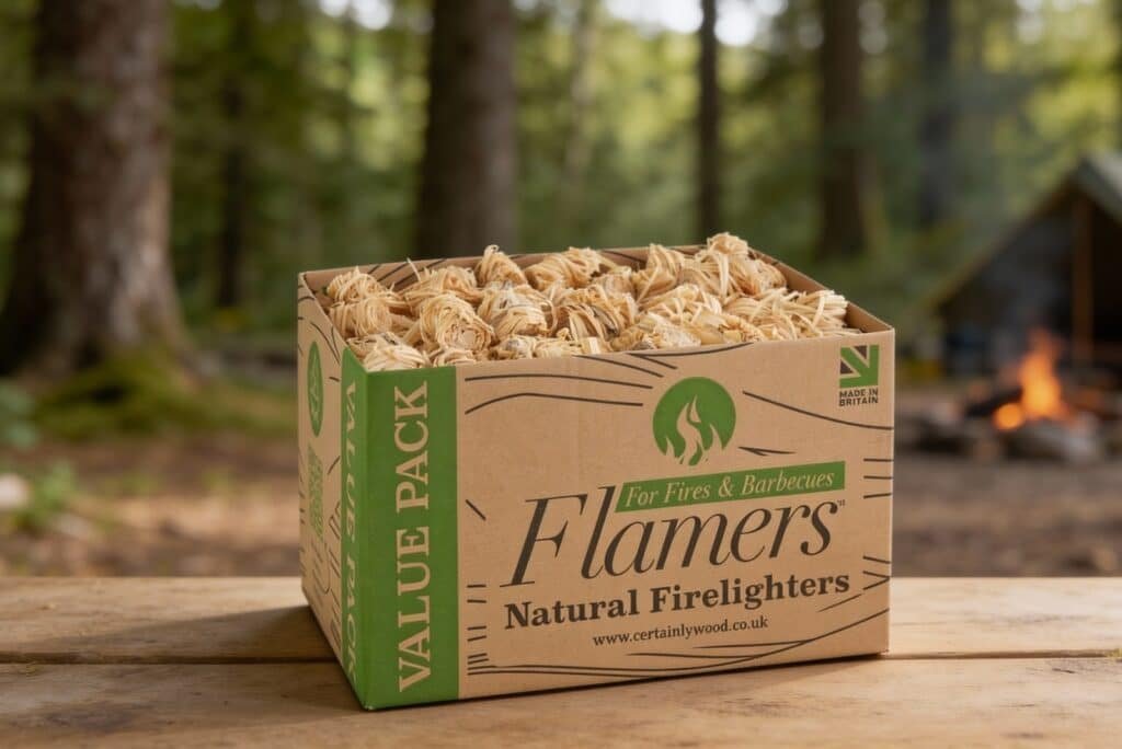 Flamers Natural Wood Wool Firelighters