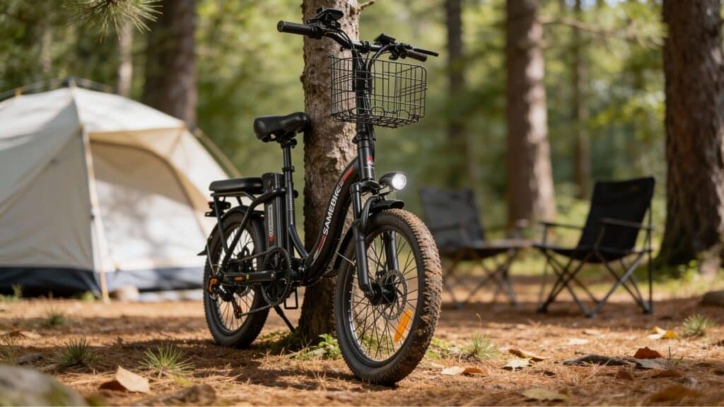 SAMEBIKE Foldable Electric Bike for Adults