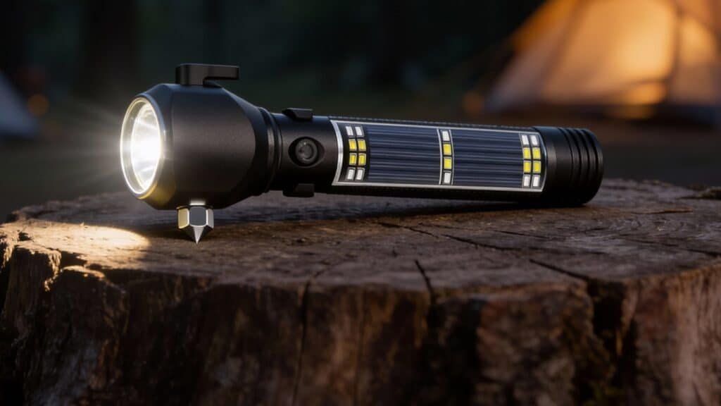 Multi Function LED Torch Rechargeable
