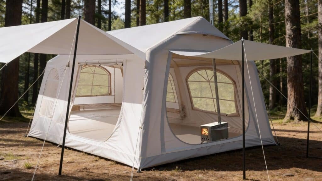 MOPHOTO Inflatable Tent Camping