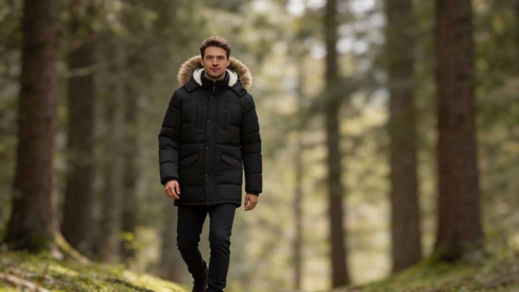heekpek Mens Jacket Winter Long
