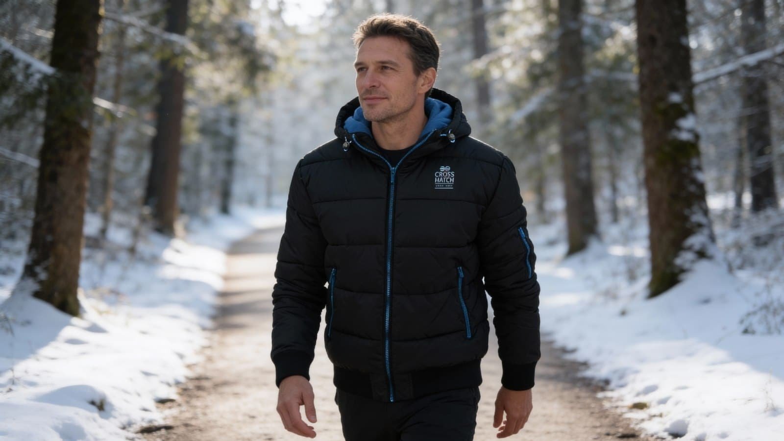 Crosshatch Mens Althorpe Quilted Padded