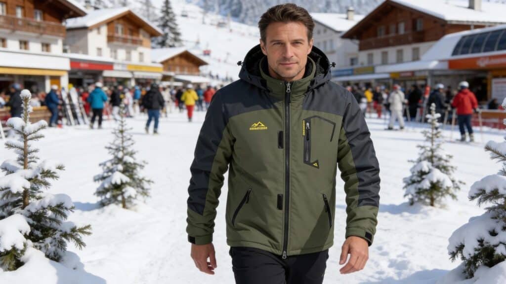 TACVASEN Men's Waterproof Fleece Mountain