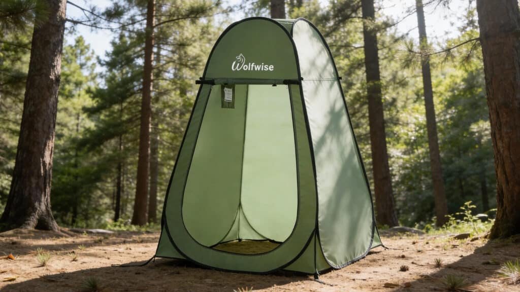 Wolfwise Pop Up Toilet Tent - best pop up toilet and shower tents