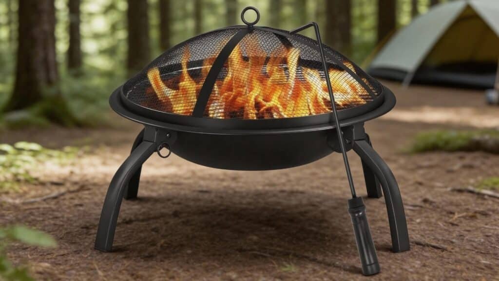 Yaheetech Fire Pit Portable