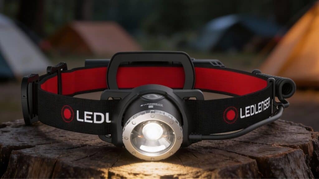 Ledlenser H8R - best rechargeable head torch for camping