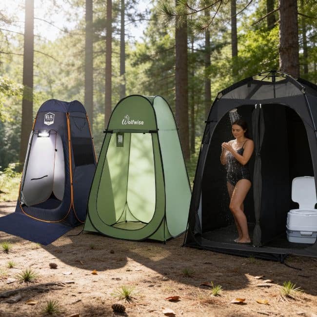 Toilet and Shower Tents