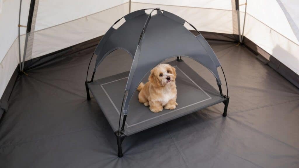 Elevated Pet Cot, Cooling Raised Dog Bed