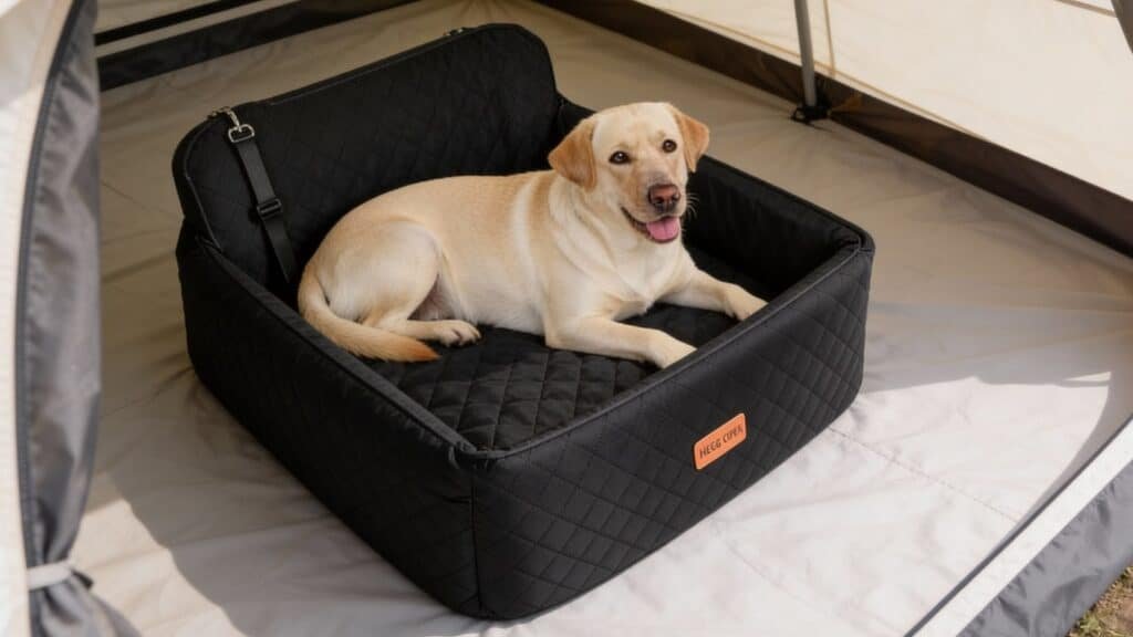 Dog Car Seat for Medium/Large Dogs, Travel Dog Bed