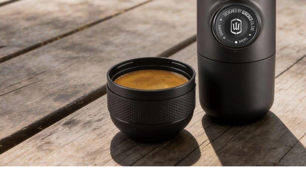 Wacaco Minipresso NS coffee cup