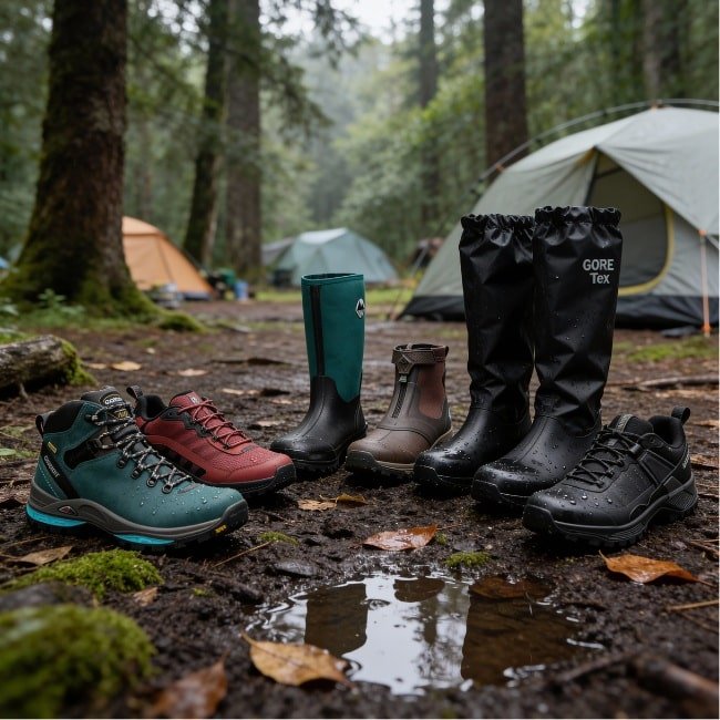 Waterproof & Wet-Condition Footwear