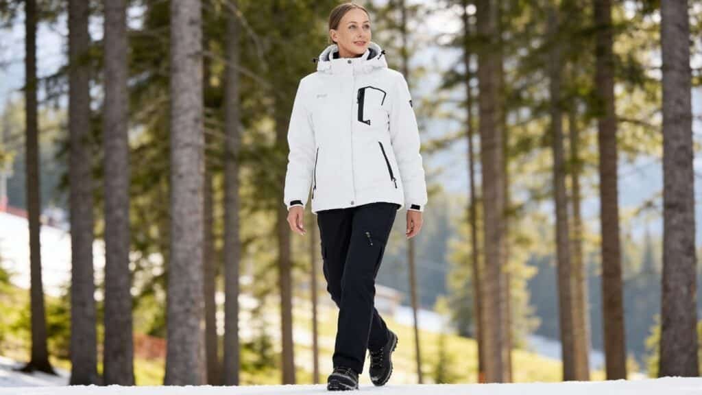 YSENTO Womens Waterproof Ski Jacket