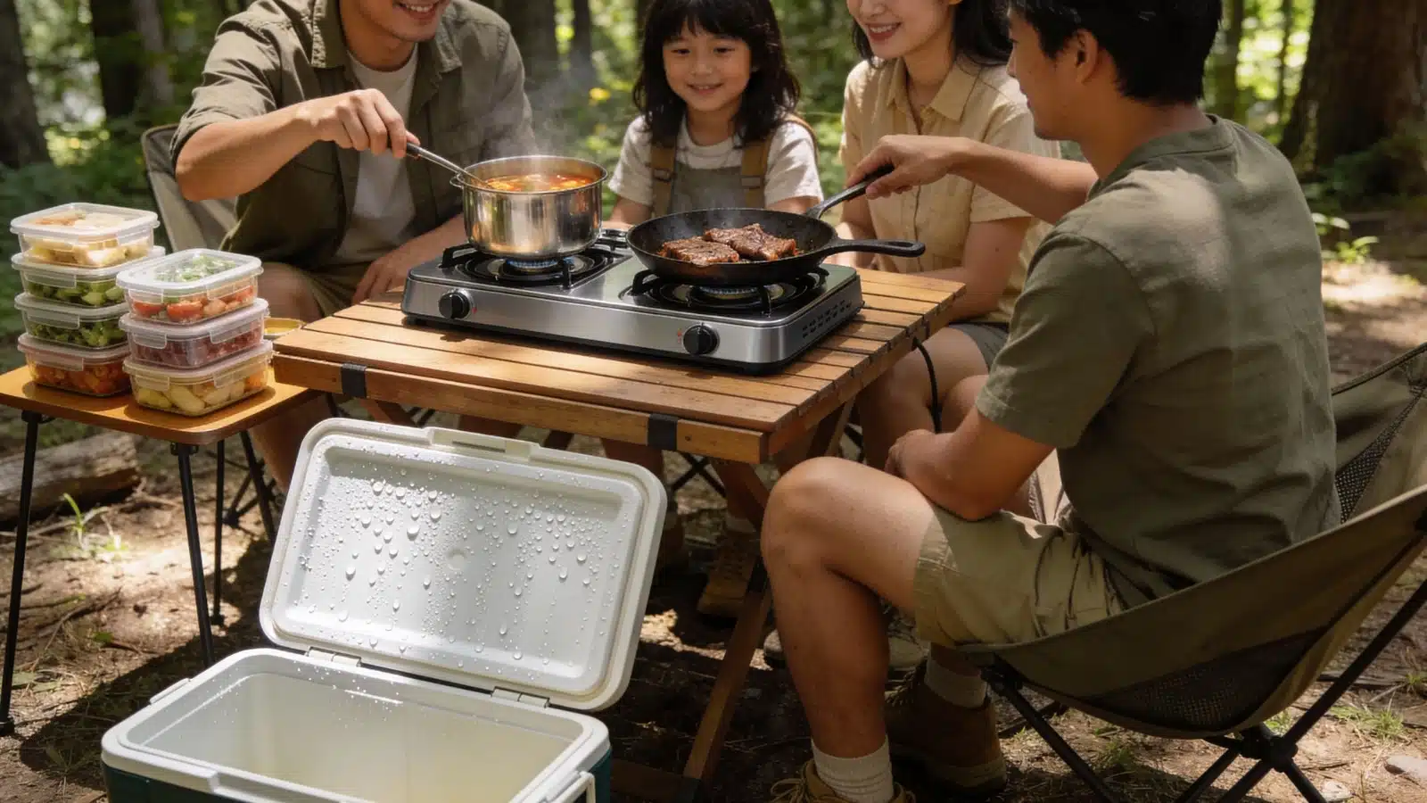 Camping kitchen essentials