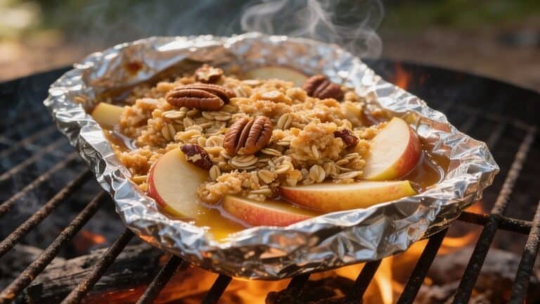 Campfire Apple Crisp recipe