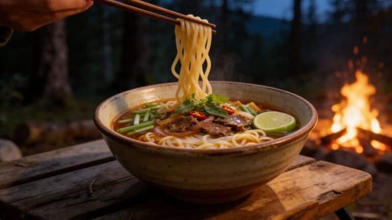 Campfire Pho Ramen recipe