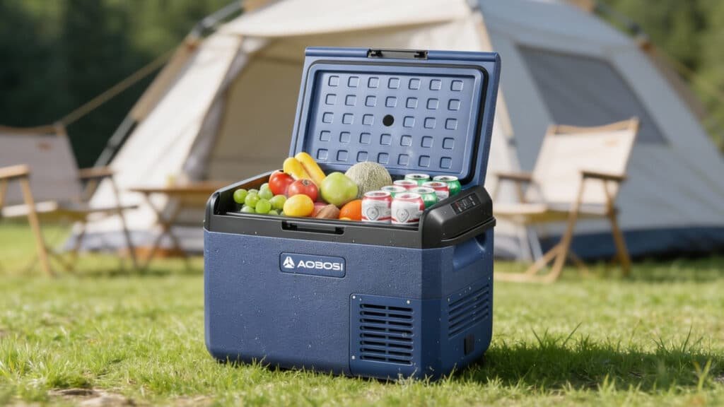 AAOBOSI 25L Car Fridge Freezer