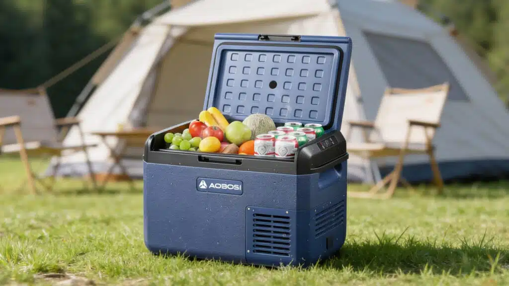AAOBOSI 25L Car Fridge Freezer