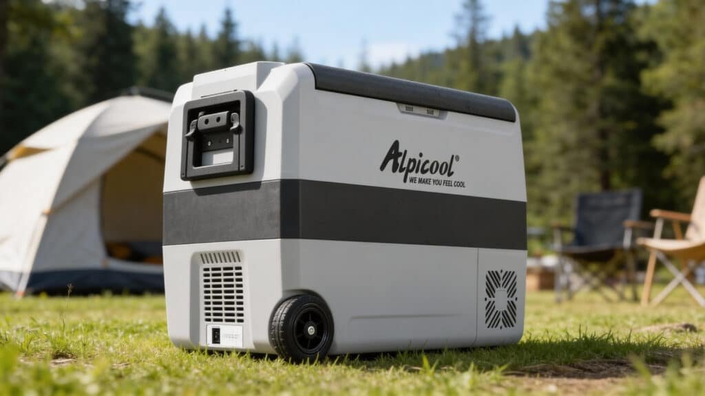 Alpicool T50 50L Compressor Car Refrigerator - best camping fridge freezer