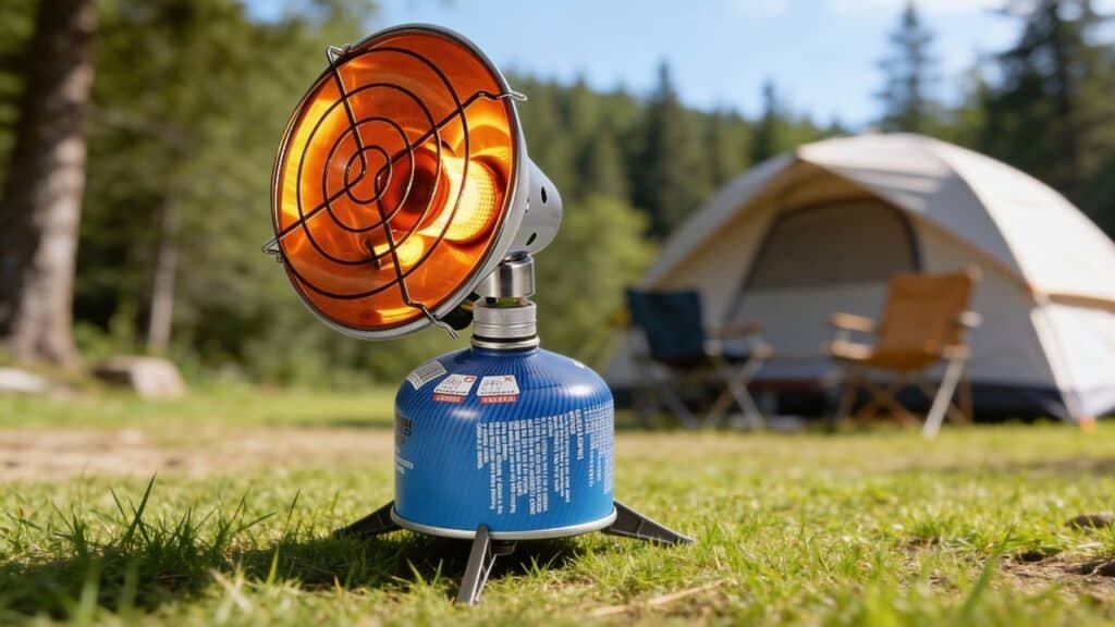 Lixada Camping Heater Portable Lightweight Gas-Heater Stainless Steel