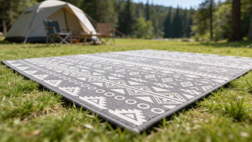 MOKANI Outdoor Rug for Patio Waterproof, Reversible Garden Rugs