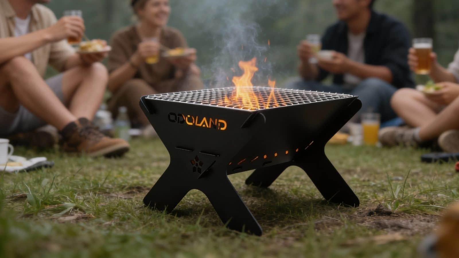 Odoland Camping Fire Pit 2-in-1 Review